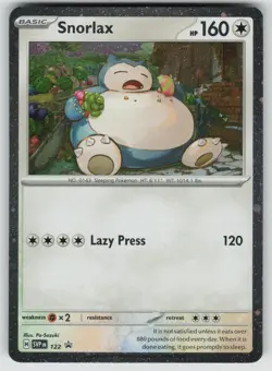SNORLAX 122 HOLO PROMO SCARLET & VIOLET PROMO POKEMON HOLO NEAR MINT - Image 1