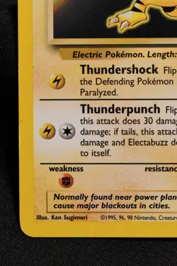 Electabuzz 20/102 NM Base Set Regular Rare Unlimited Pokemon TCG - Image 5