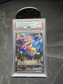 2021 Pokemon SWSH183 Jolteon VMAX Premium Collection PSA 10 Gem Mint Black Star - Image 1