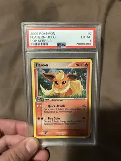 2006 Pokemon Flareon Holo Pop Series 3 EX-MT PSA 6 2/17 - Image 4