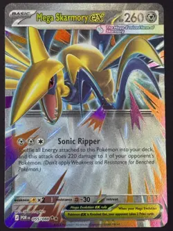 Mega Skarmory ex 055/088 Double Rare Perfect Order Pokemon - Image 1