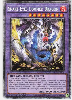 Snake-Eyes Doomed Dragon Starlight Rare RA05-EN039 Yugioh - Image 1