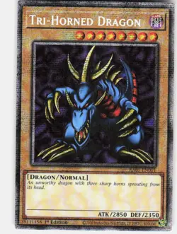 Tri-Horned Dragon RA05-EN001 Yugioh - Image 1