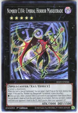 Number C104: Umbral Horror Masquerade RA05-EN046 Yugioh - Image 1