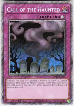 Call of the Haunted Platnium Secret Rare RA05-EN076 Yugioh - Image 1