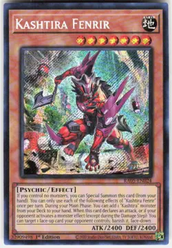 Kashtira Fenrir Secret Rare RA05-EN024 Yugioh - Image 1