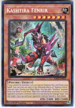 Kashtira Fenrir Secret Rare RA05-EN024 Yugioh - Image 1