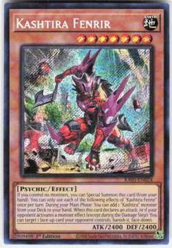 Kashtira Fenrir Secret Rare RA05-EN024 Yugioh - Image 1