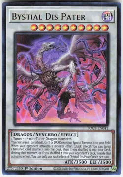 Bystial Dis Pater Ultra Rare RA05-EN041 Yugioh - Image 1