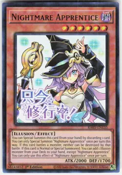 Nightmare Apprentice RA05-EN135 Yugioh - Image 1