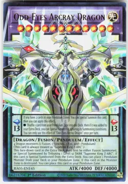 Odd-Eyes Arcray Dragon RA05-EN145 Yugioh - Image 1