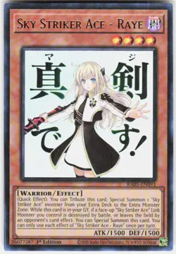 Sky Striker Ace - Raye RA05-EN093 Yugioh - Image 1