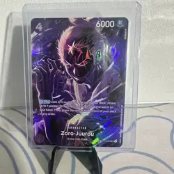 One Piece Card Game Zoro-Juurou ST18-004 Super Rare English Edition SP - Image 1