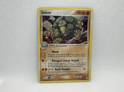 Pokemon TCG Golem Legend Maker Holo Card 6/92 LP - Image 1