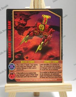 Bakugan Card - Battle Sabre - Battle Gear Card - BA2009 - 3/4b - 2009 - Image 1