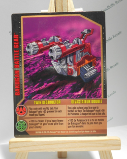 Bakugan Card - Twin Destructor - Battle Gear Card - BA2006 - 6/6a - 2009 - Image 1