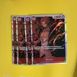 ONE PIECE CARD GAME SHANKS SR PLAYSET OP09-004 X4 Playset English - Image 1