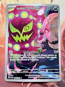 Cynthia's Spiritomb 244/217 Pokemon Ascended Heroes Card Illustration Rare NM 👻 - Image 1