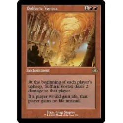 SULFURIC VORTEX (RETRO FRAME) X4 Dominaria Remastered Magic MTG MINT CARD - Image 1