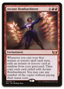 Arcane Bombardment #101 (NM) Streets New Capenna SNC Magic MTG - Image 1