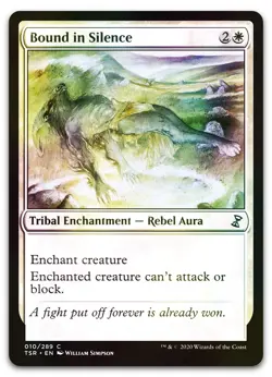 Bound in Silence #10 (Foil) (NM) Time Spiral Remastered TSR Magic MTG - Image 1