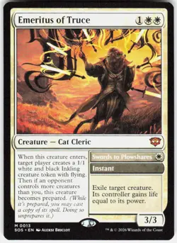 Emeritus of Truce 13 Secrets of Strixhaven Magic the Gathering - Image 1