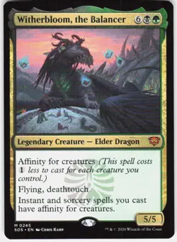 Witherbloom the Balancer 245 Secrets of Strixhaven Magic the Gathering - Image 1
