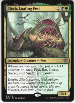 Blech Loafing Pest 176 Secrets of Strixhaven Magic the Gathering - Image 1