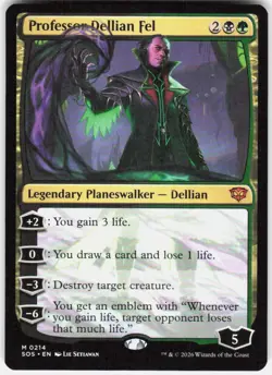 Professor Dellian Fel 214 Secrets of Strixhaven Magic the Gathering - Image 1