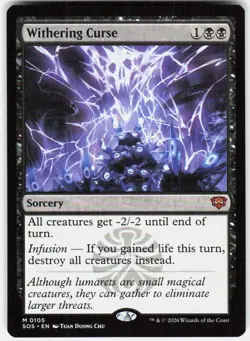 Withering Curse 105 Secrets of Strixhaven Magic the Gathering - Image 1
