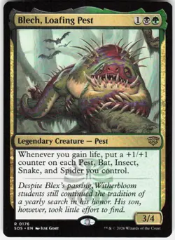 Blech Loafing Pest 176 Secrets of Strixhaven Magic the Gathering - Image 1