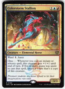 Colorstorm Stallion 180 Secrets of Strixhaven Magic the Gathering - Image 1