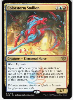 Colorstorm Stallion 180 Secrets of Strixhaven Magic the Gathering - Image 1