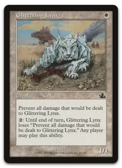 Glittering Lynx #11 (NM) Prophecy PCY Magic MTG - Image 1