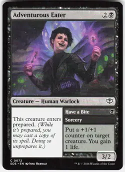 Adventurous Eater 72 Secrets of Strixhaven Magic the Gathering - Image 1