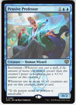 Pensive Professor 63 Secrets of Strixhaven Magic the Gathering - Image 1