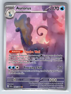 Aurorus 092/088 Holo Illustration Rare Perfect Order Pokemon Holo Near Mint - Image 1
