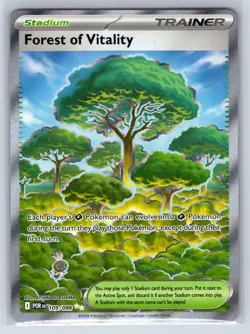 Forest of Vitality 109/088 Ultra Rare Perfect Order Pokemon Holo Near Mint - Image 1