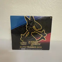 Pokemon TCG Crown Zenith Elite Trainer Box Lucario English x1 (3 available) - Image 1