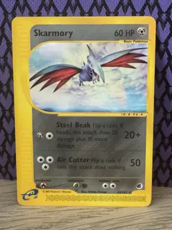 Pokemon TCG Skarmory 063/165 Expedition Base Set Rare Regular English 2002 - Image 1