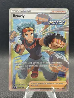 Brawly 188/198 Full Art Ultra Rare Pokemon Chilling Reign NM - Image 1