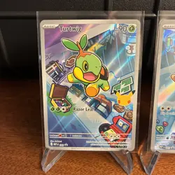 Pokemon TCG First Partner Illustrations Turtwig Chimchar Piplup 040-042 Series 1 - Image 3