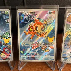 Pokemon TCG First Partner Illustrations Turtwig Chimchar Piplup 040-042 Series 1 - Image 4