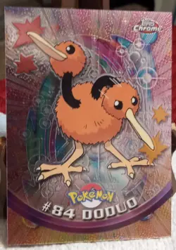 2000 Topps Chrome Pokemon TV Animation Edition Series 2 Foil #84 Doduo - Image 1