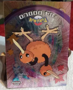 2000 Topps Chrome Pokemon TV Animation Edition Series 2 Foil #84 Doduo - Image 2