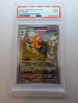 Pyroar 200/193 Pokemon TCG Paldea Evolved Illustration Rare PSA Mint 9 - Image 1