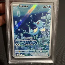 Pokemon TCG: Horsea 067/064 Shrouded Fable Illustration Rare [Near Mint] - Image 2