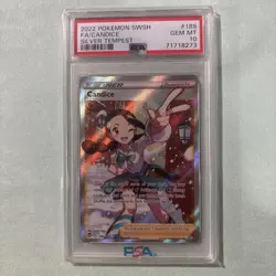 Candice 189 PSA 10 2022 Pokemon SWSH EN Silver Tempest - Image 1