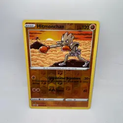 Hitmonchan 095/202 Uncommon Sword & Shield Pokemon Reverse Holo Lightly Played - Image 1