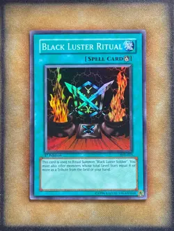 Yugioh Black Luster Ritual SYE-025 Super Rare 1st Ed NM - Image 1